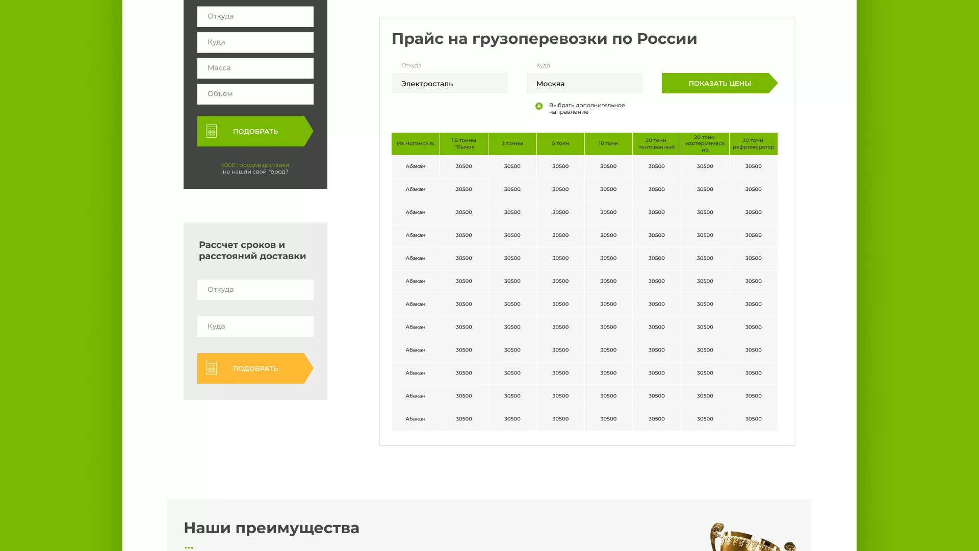 Разработка логотипа и сайта компании «Инком-Логистика» в Белебее