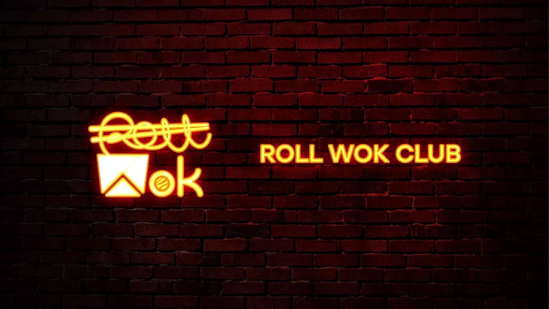 Разработка интерьерной вывески суши-бара «Roll Wok Club» в Белебее